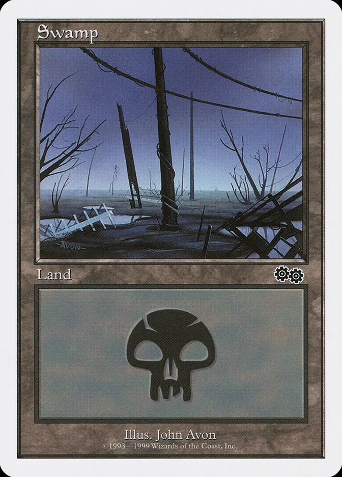 1999 Battle Royale Box Set Swamp common #133 common card image