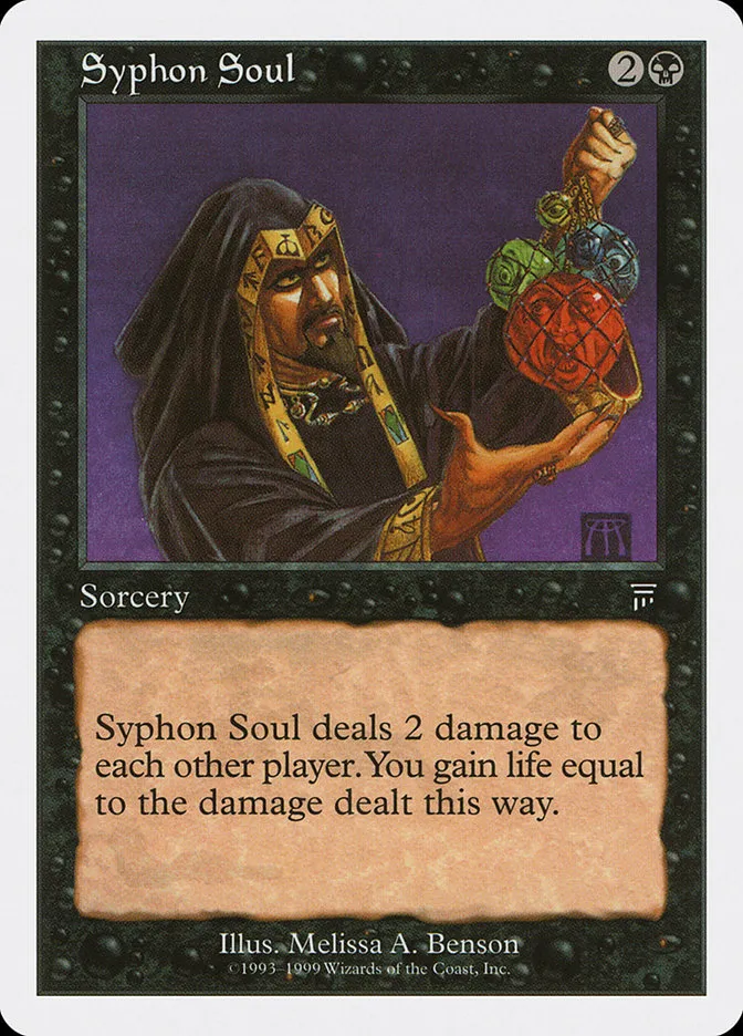 1999 Battle Royale Box Set Syphon Soul common #86 common card image