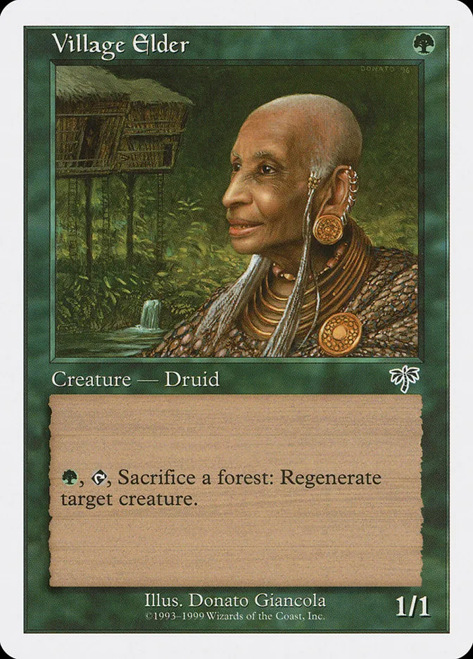 1999 Battle Royale Box Set Village Elder #94 common card image