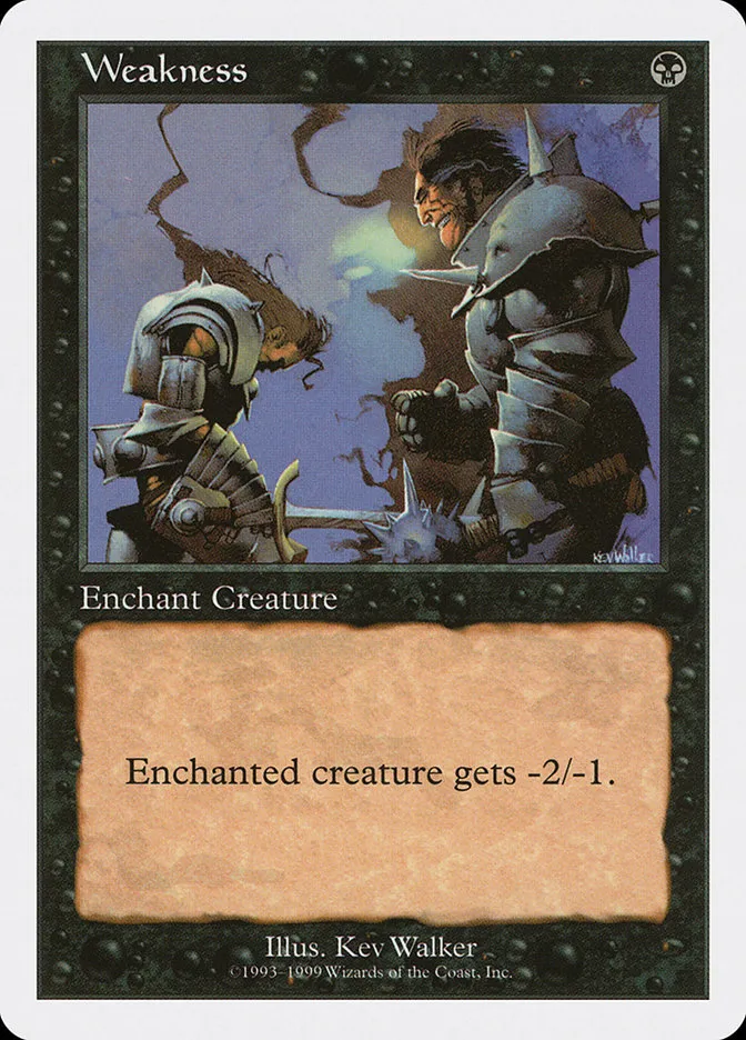 1999 Battle Royale Box Set Weakness common #96 common card image