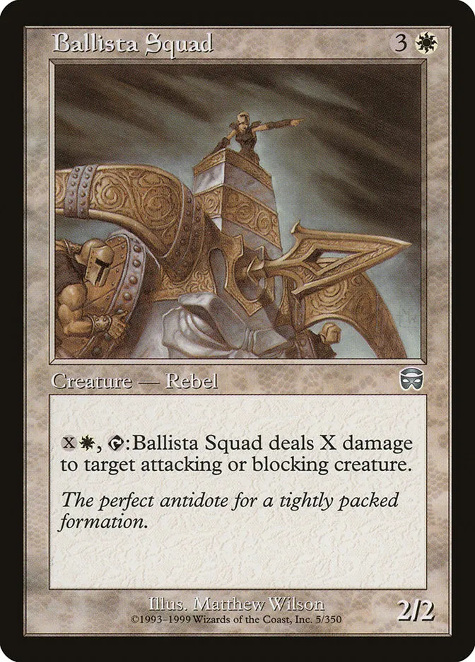 1999 Mercadian Masques Ballista Squad uncommon #5 uncommon card image