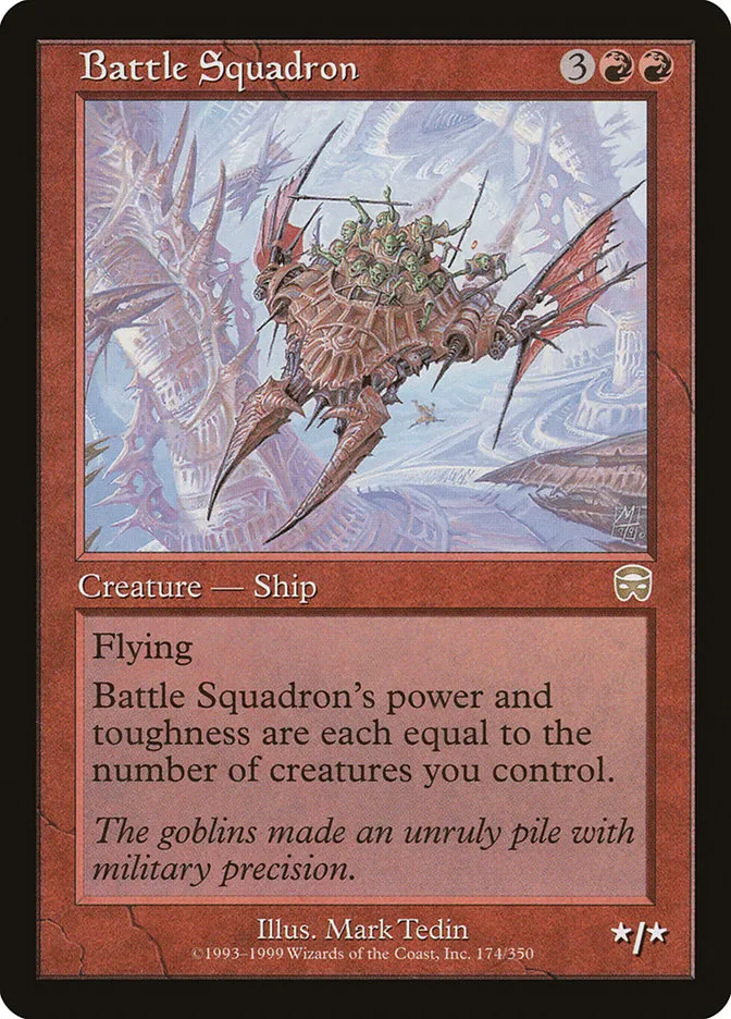 1999 Mercadian Masques Battle Squadron rare #174 rare card image