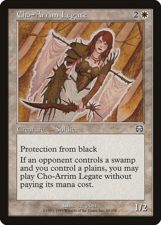 1999 Mercadian Masques Cho-Arrim Legate uncommon #10 uncommon card image