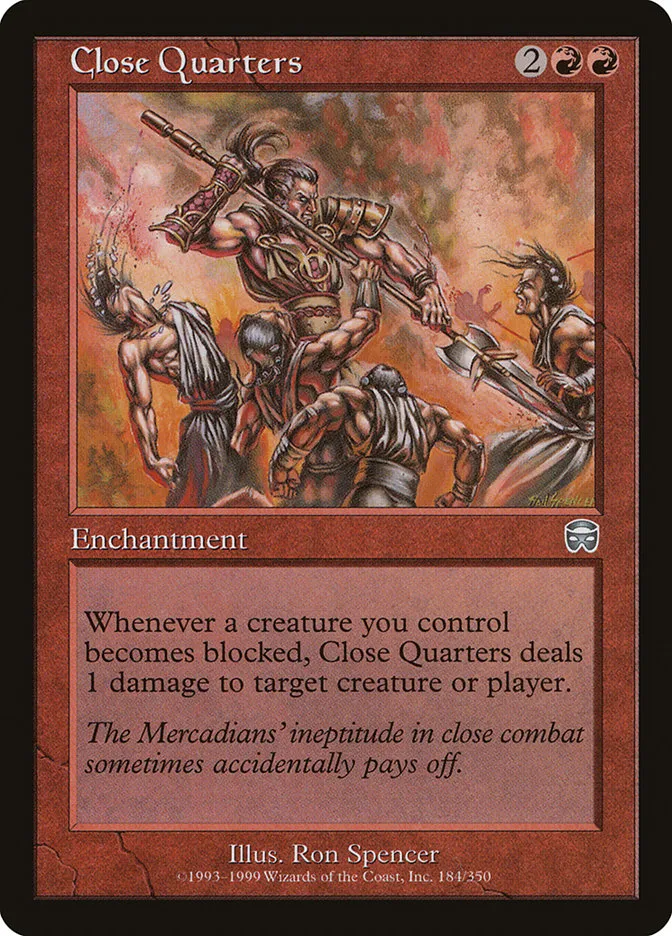 1999 Mercadian Masques Close Quarters uncommon #184 uncommon card image