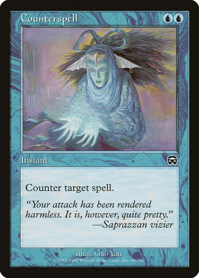 1999 Mercadian Masques Counterspell [Foil] common #69 common card image