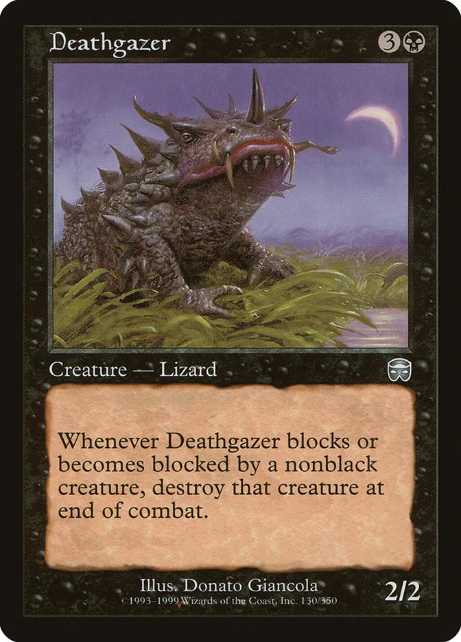 1999 Mercadian Masques Deathgazer uncommon #130 uncommon card image