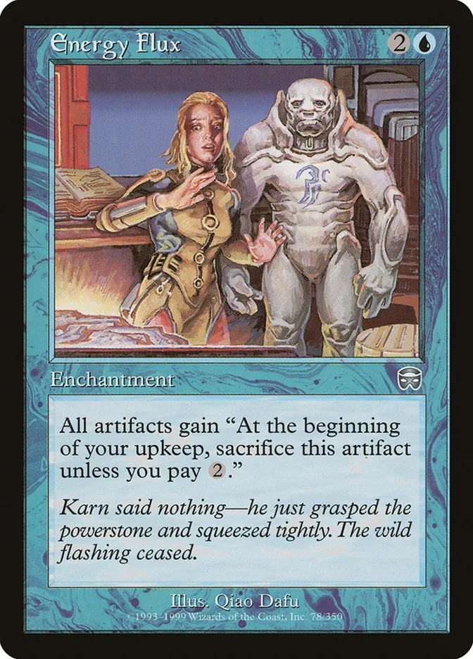 1999 Mercadian Masques Energy Flux uncommon #78 uncommon card image