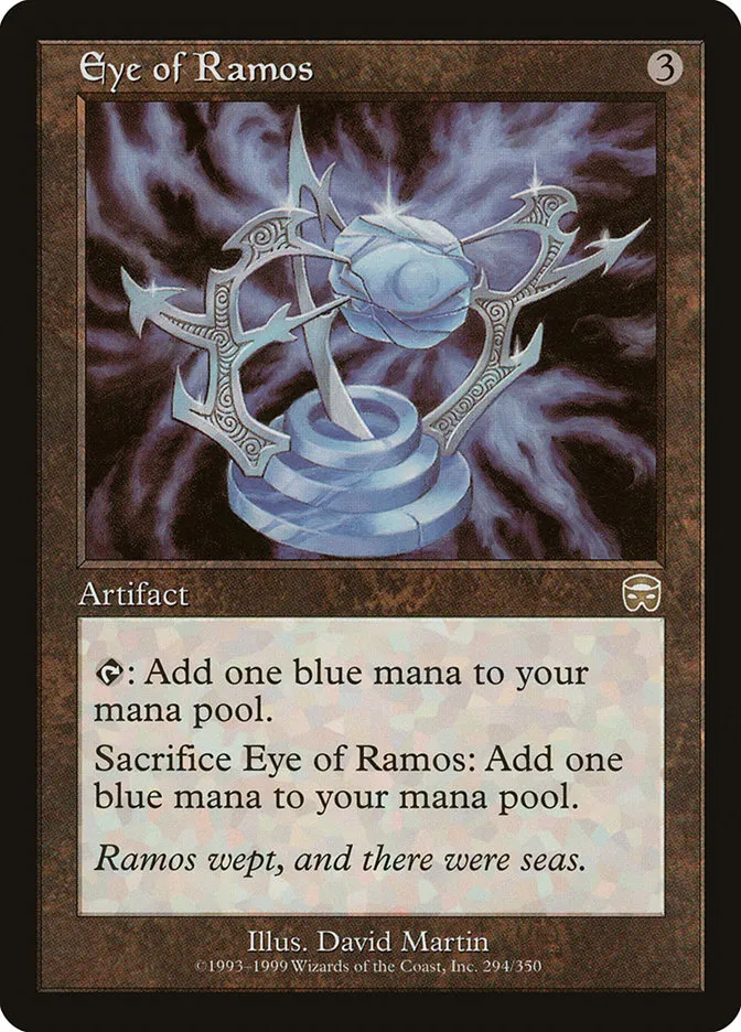 1999 Mercadian Masques Eye of Ramos #294 rare card image