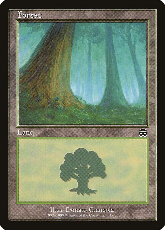 1999 Mercadian Masques Forest common #347 common card image