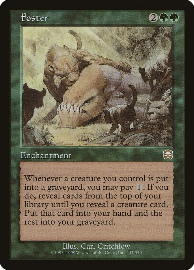 1999 Mercadian Masques Foster rare #247 rare card image