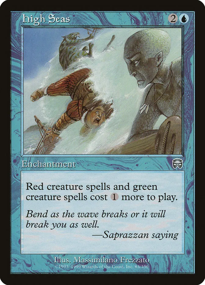 1999 Mercadian Masques High Seas uncommon #83 uncommon card image