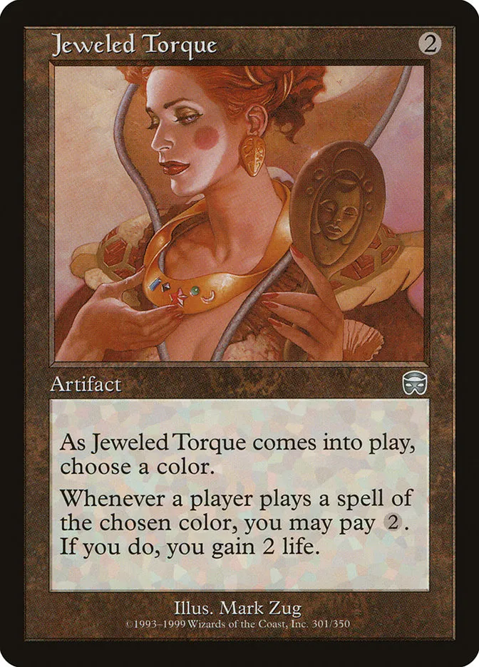 1999 Mercadian Masques Jeweled Torque uncommon #301 uncommon card image
