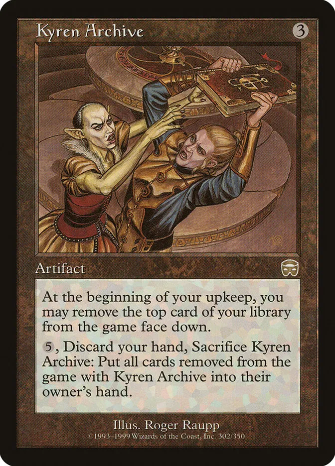 1999 Mercadian Masques Kyren Archive rare #302 rare card image