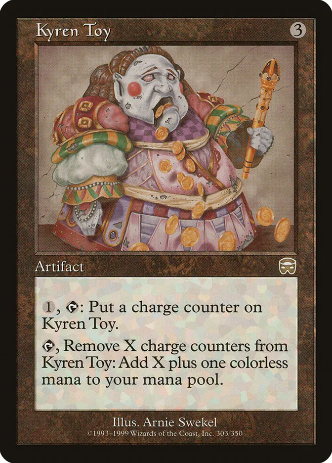 1999 Mercadian Masques Kyren Toy #303 rare card image