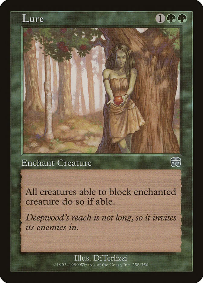 1999 Mercadian Masques Lure [Foil] uncommon #258 uncommon card image