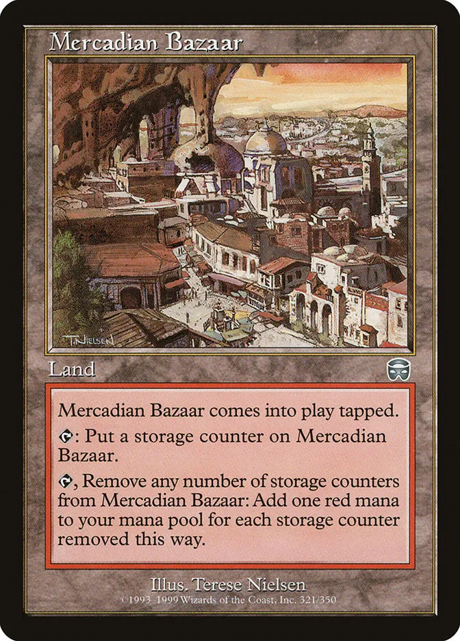 1999 Mercadian Masques Mercadian Bazaar #321 uncommon card image