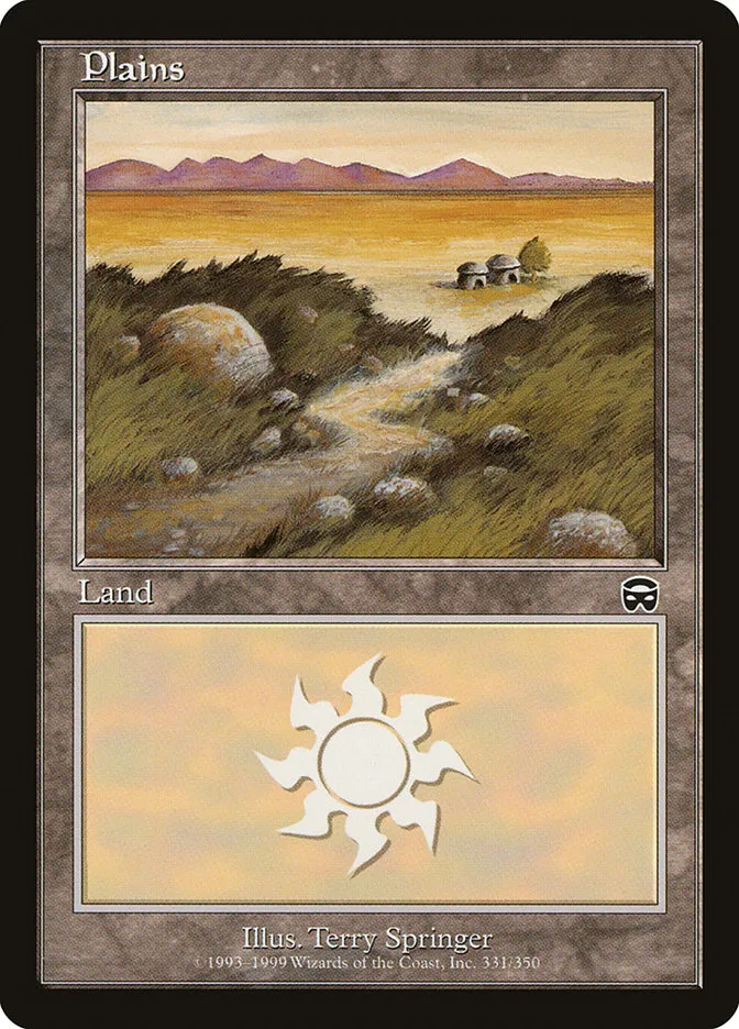 1999 Mercadian Masques Plains [Foil] common #331 common card image