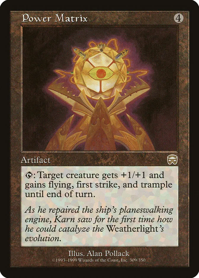 1999 Mercadian Masques Power Matrix rare #309 rare card image