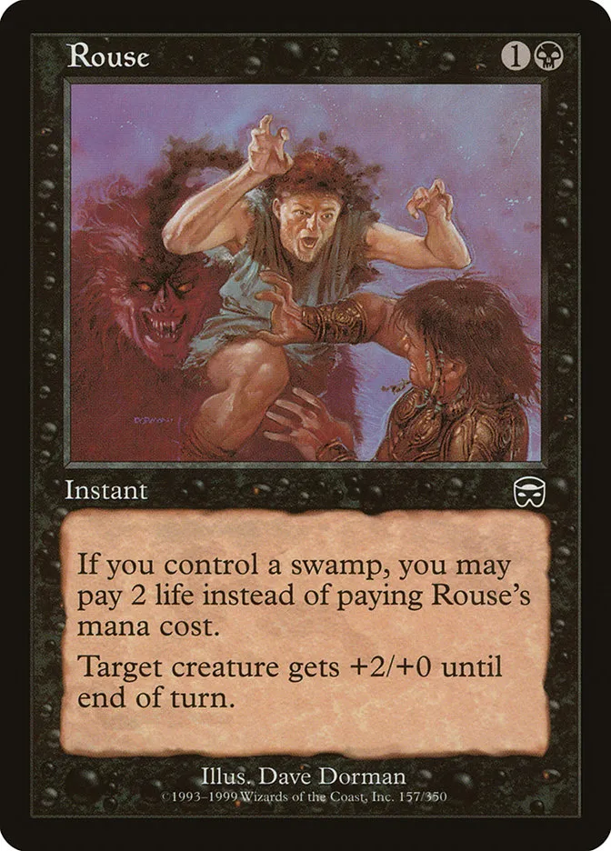 1999 Mercadian Masques Rouse common #157 common card image