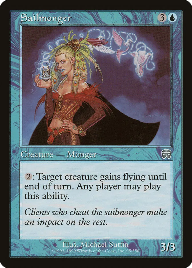 1999 Mercadian Masques Sailmonger uncommon #95 uncommon card image