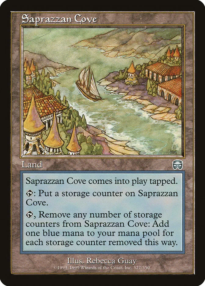 1999 Mercadian Masques Saprazzan Cove uncommon #327 uncommon card image