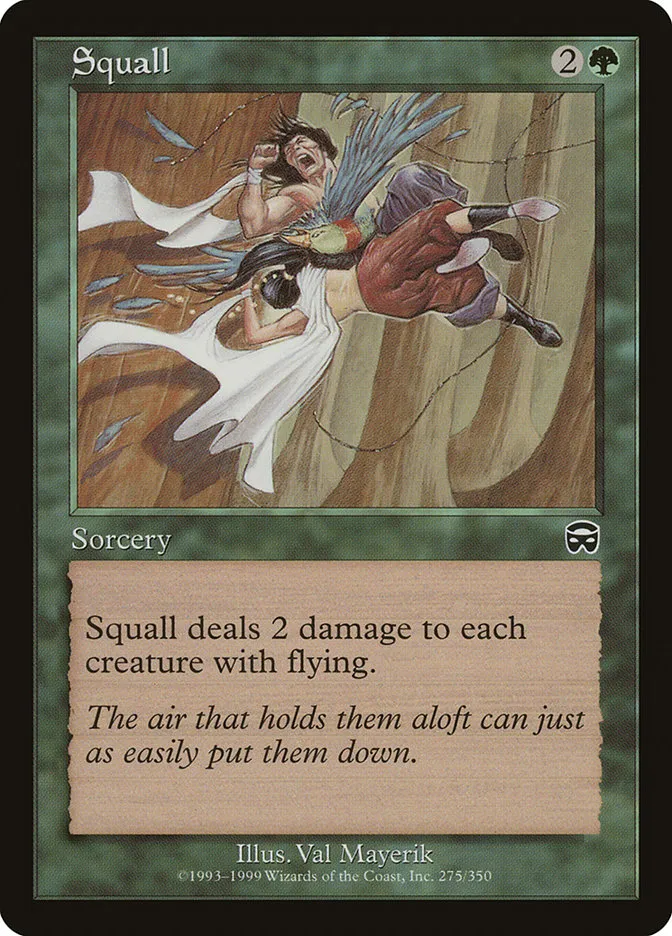 1999 Mercadian Masques Squall common #275 common card image