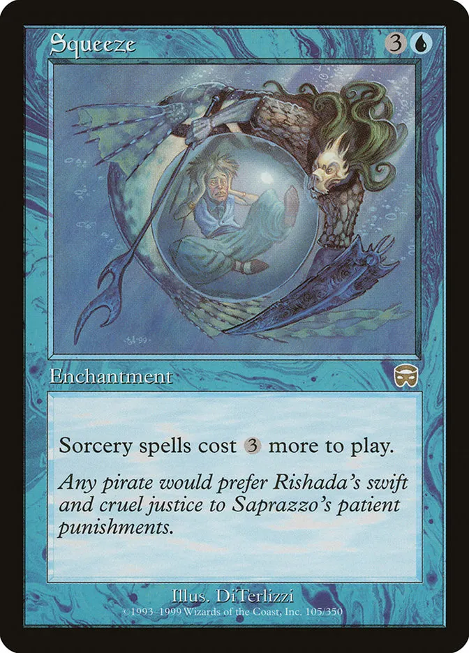 1999 Mercadian Masques Squeeze rare #105 rare card image