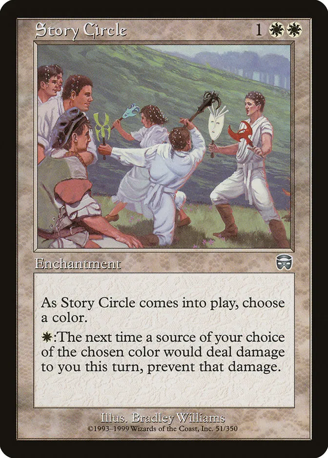 1999 Mercadian Masques Story Circle uncommon #51 uncommon card image