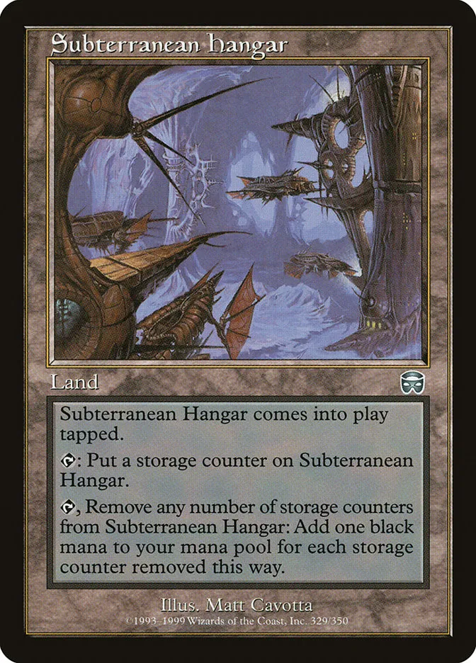 1999 Mercadian Masques Subterranean Hangar uncommon #329 uncommon card image