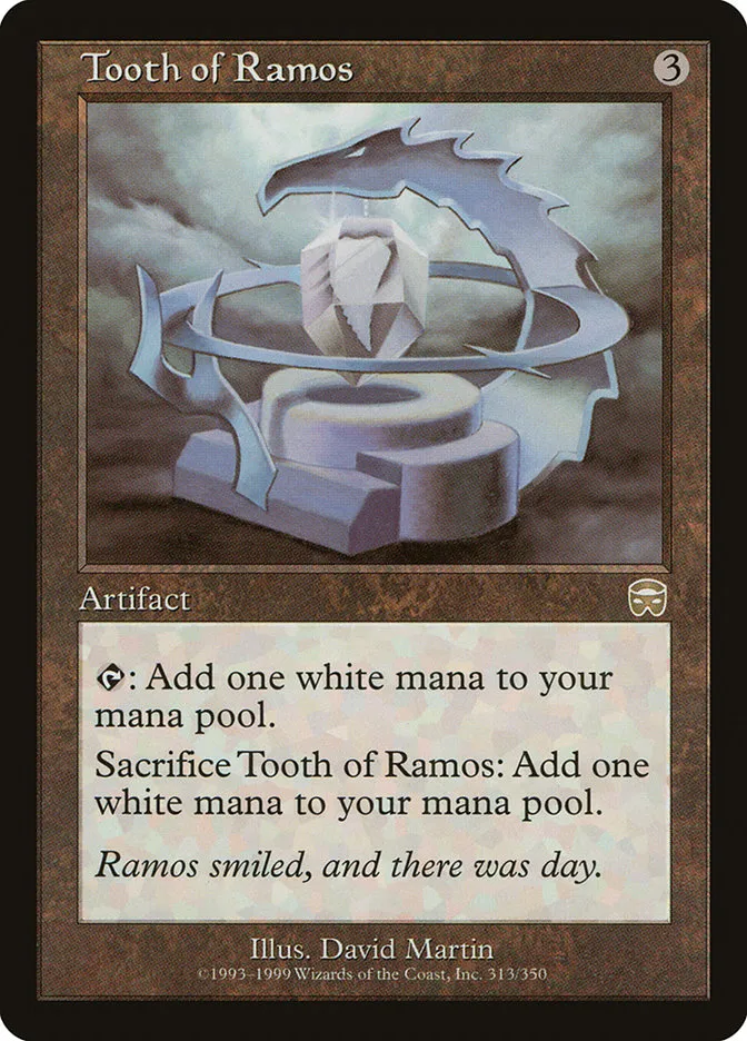 1999 Mercadian Masques Tooth of Ramos [Foil] rare #313 rare card image