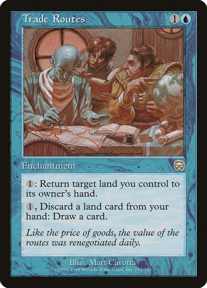 1999 Mercadian Masques Trade Routes [Foil] rare #112 rare card image