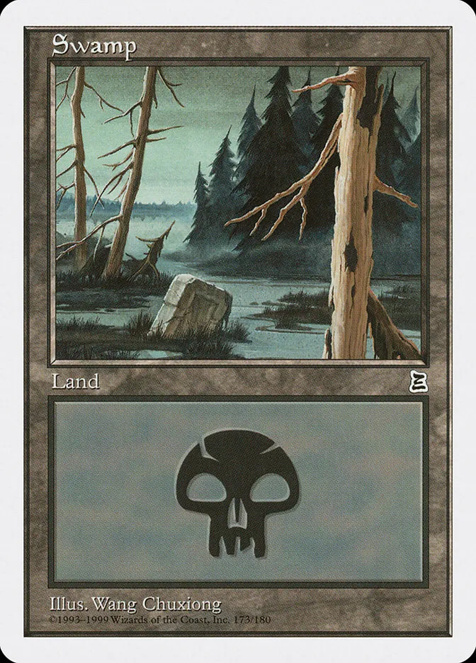 1999 Portal Three Kingdoms Swamp #173 common card image