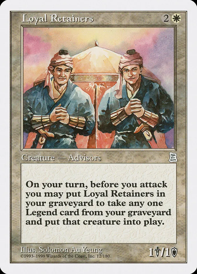1999 Portal Three Kingdoms Loyal Retainers uncommon #12 uncommon card image