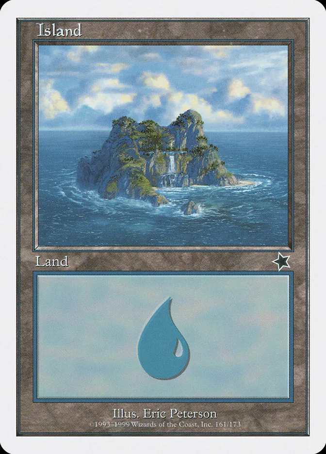 1999 Starter 1999 Island common #161 common card image