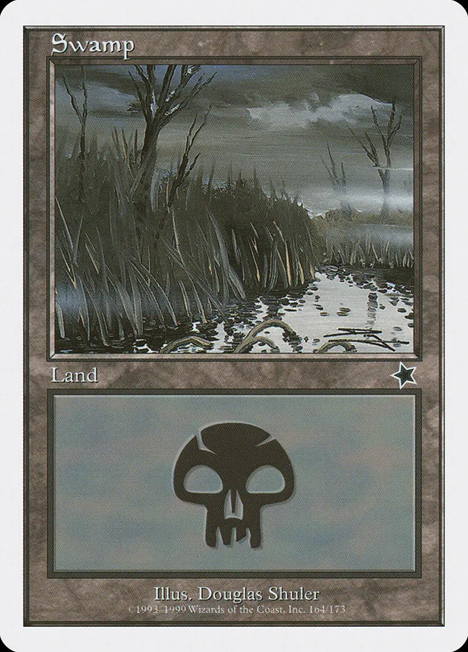 1999 Starter 1999 Swamp common #164 common card image