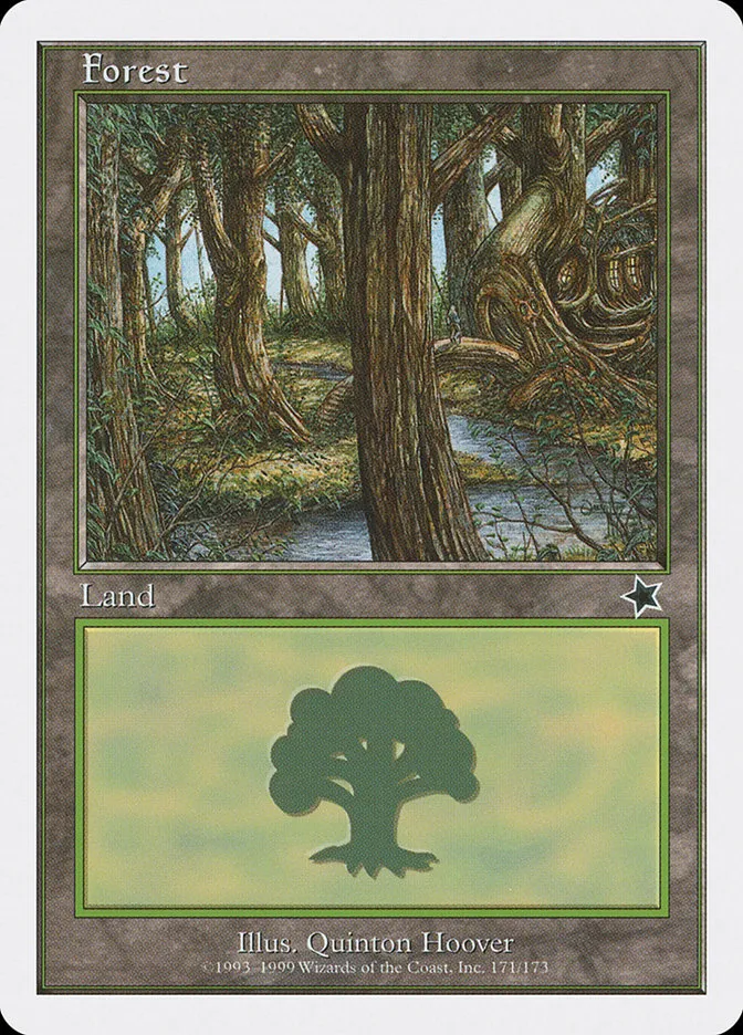 1999 Starter 1999 Forest common #171 common card image