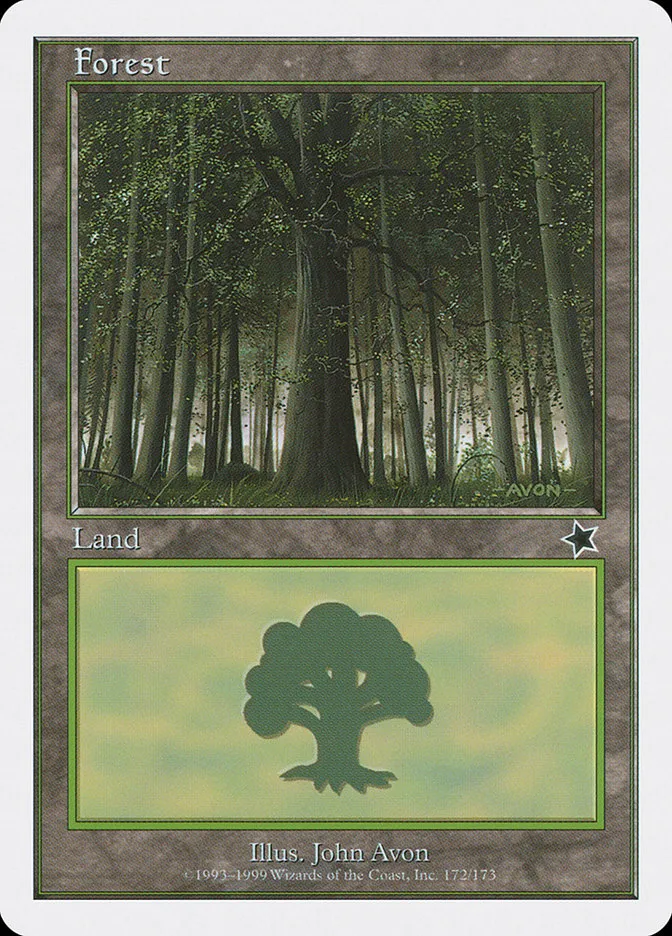 1999 Starter 1999 Forest common #172 common card image