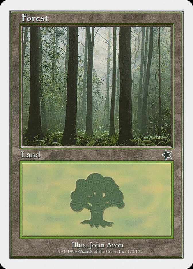 1999 Starter 1999 Forest common #173 common card image