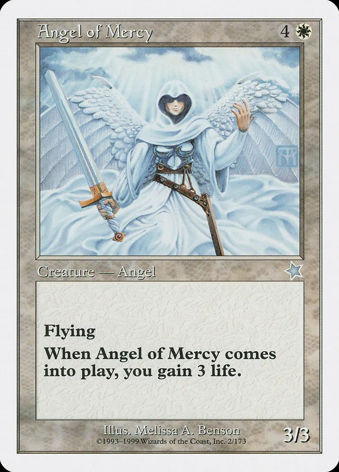 1999 Starter 1999 Angel of Mercy uncommon #2 uncommon card image