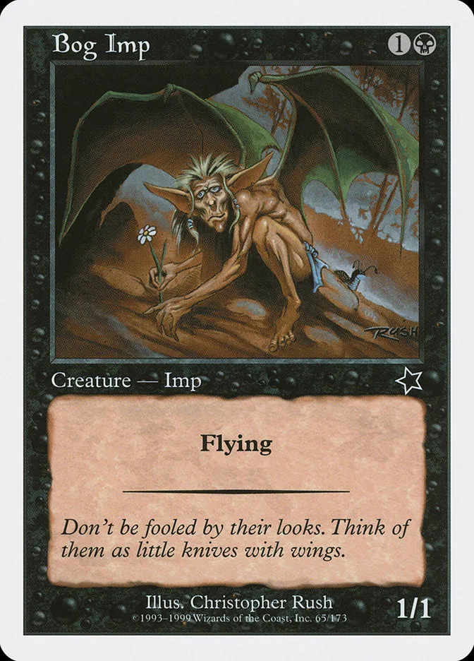 1999 Starter 1999 Bog Imp common #65 common card image