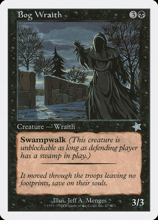 1999 Starter 1999 Bog Wraith uncommon #67 uncommon card image