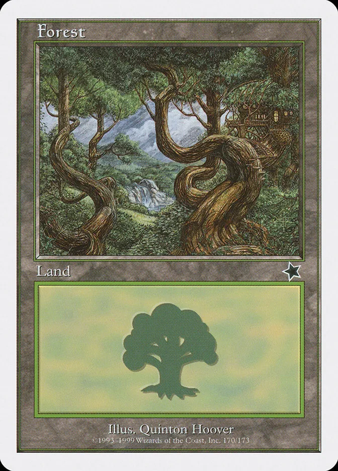 1999 Starter 1999 Forest common #170 common card image