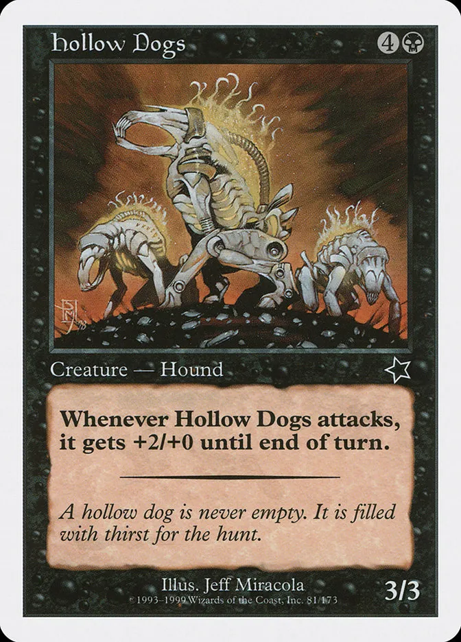 1999 Starter 1999 Hollow Dogs #81 common card image