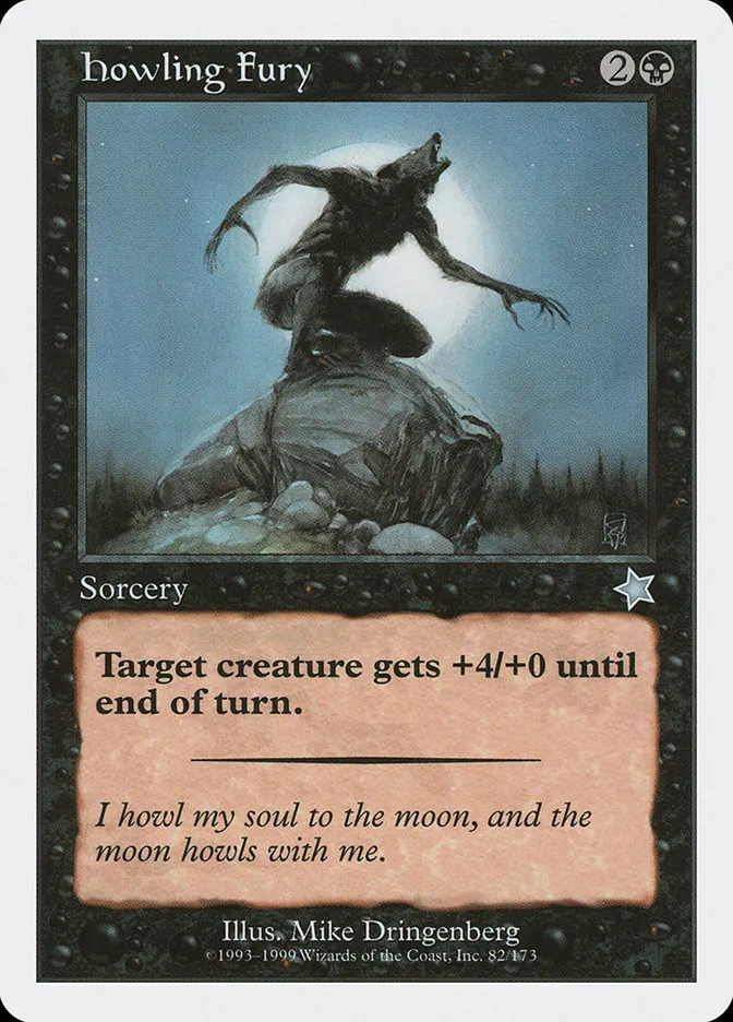 1999 Starter 1999 Howling Fury uncommon #82 uncommon card image