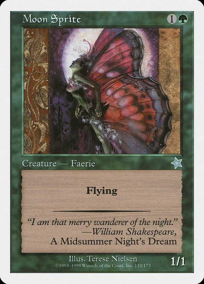 1999 Starter 1999 Moon Sprite uncommon #133 uncommon card image
