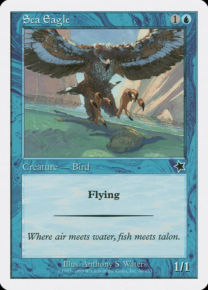 1999 Starter 1999 Sea Eagle common #50 common card image