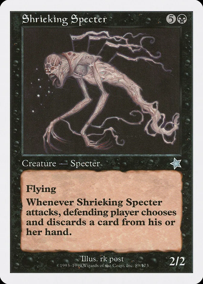 1999 Starter 1999 Shrieking Specter uncommon #89 uncommon card image