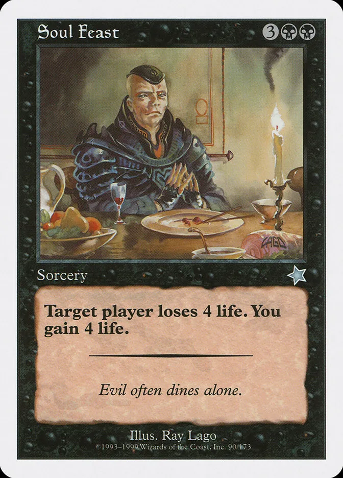 1999 Starter 1999 Soul Feast uncommon #90 uncommon card image