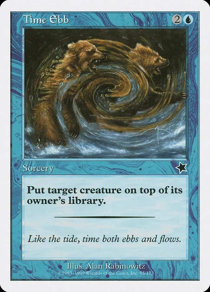 1999 Starter 1999 Time Ebb common #55 common card image