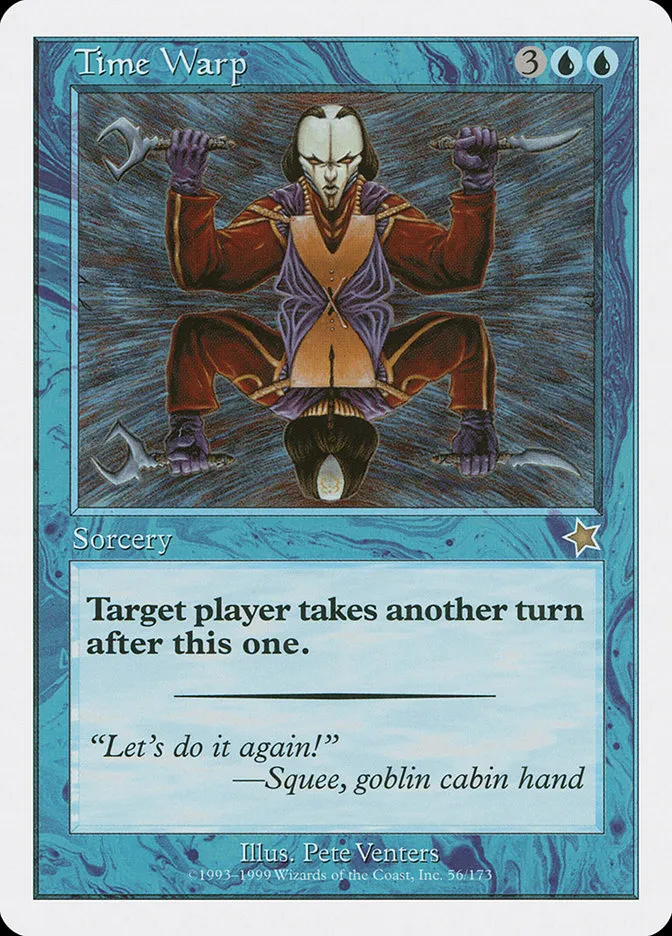 1999 Starter 1999 Time Warp rare #56 rare card image